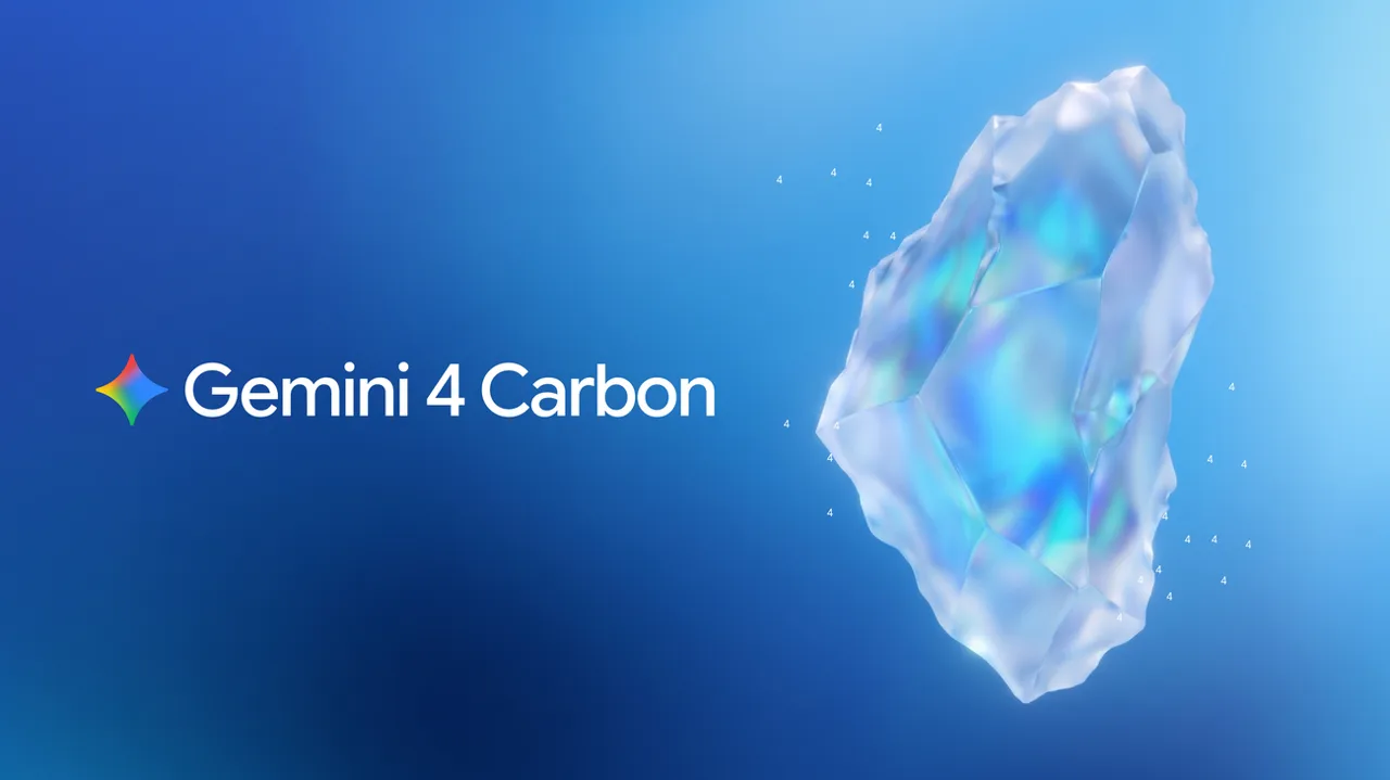 記事のイメージ:Googleは10月28日、新AIモデル「Gemini 4 Carbon」を発表した