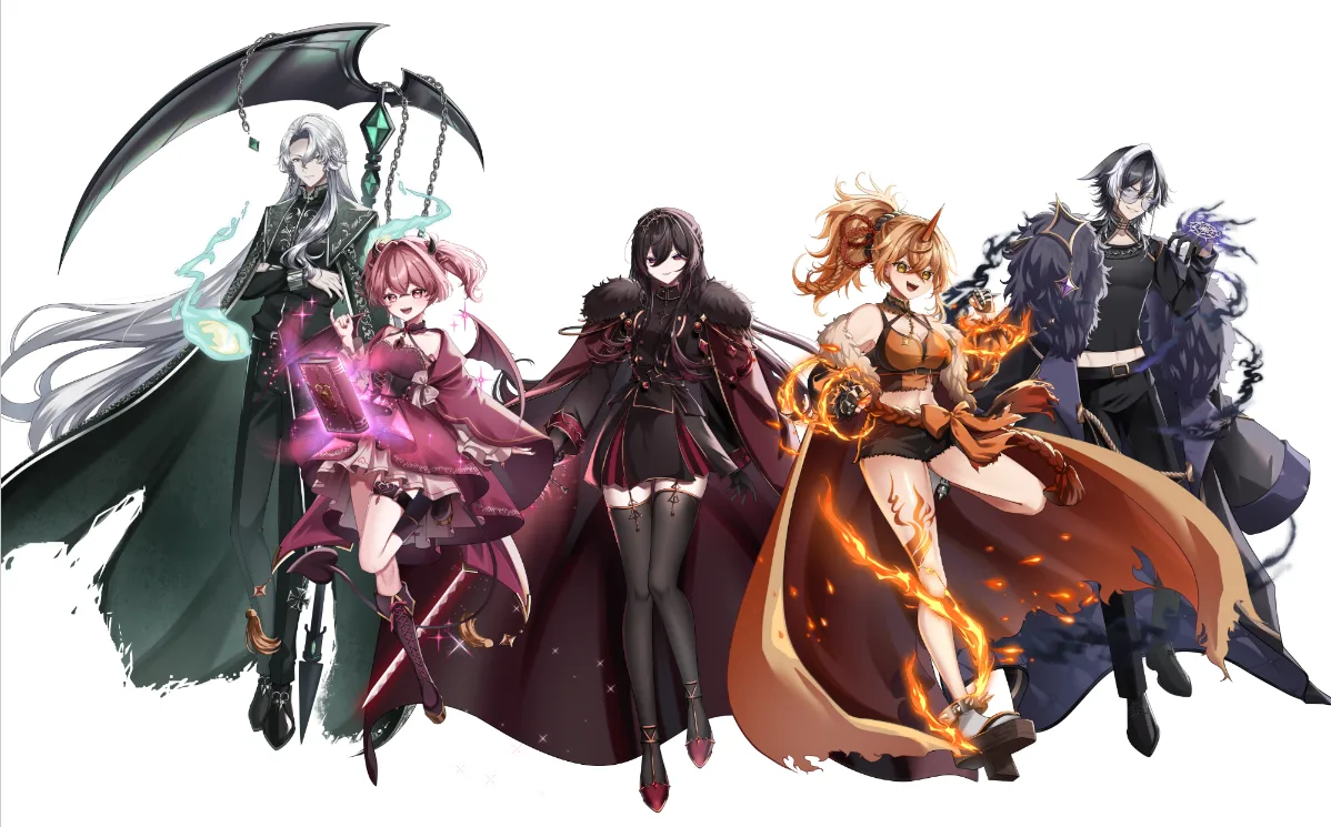 記事のイメージ:VTuberグループ「Nox Legion」が10月31日をデビュー日として発表