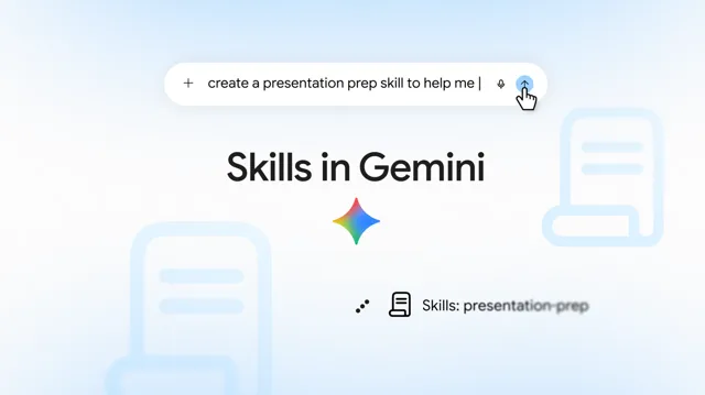 Google「Gemini Skills」Workspaceで展開開始 Gems後継の記事イメージ