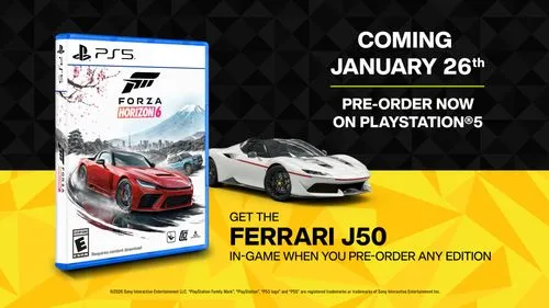 『Forza Horizon 6』PS5版の記事イメージ