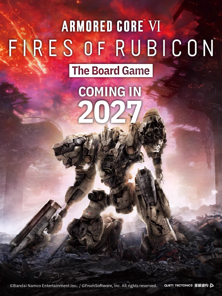 記事のイメージ：『アーマード・コア6』のボードゲーム化が10月22日に発表された