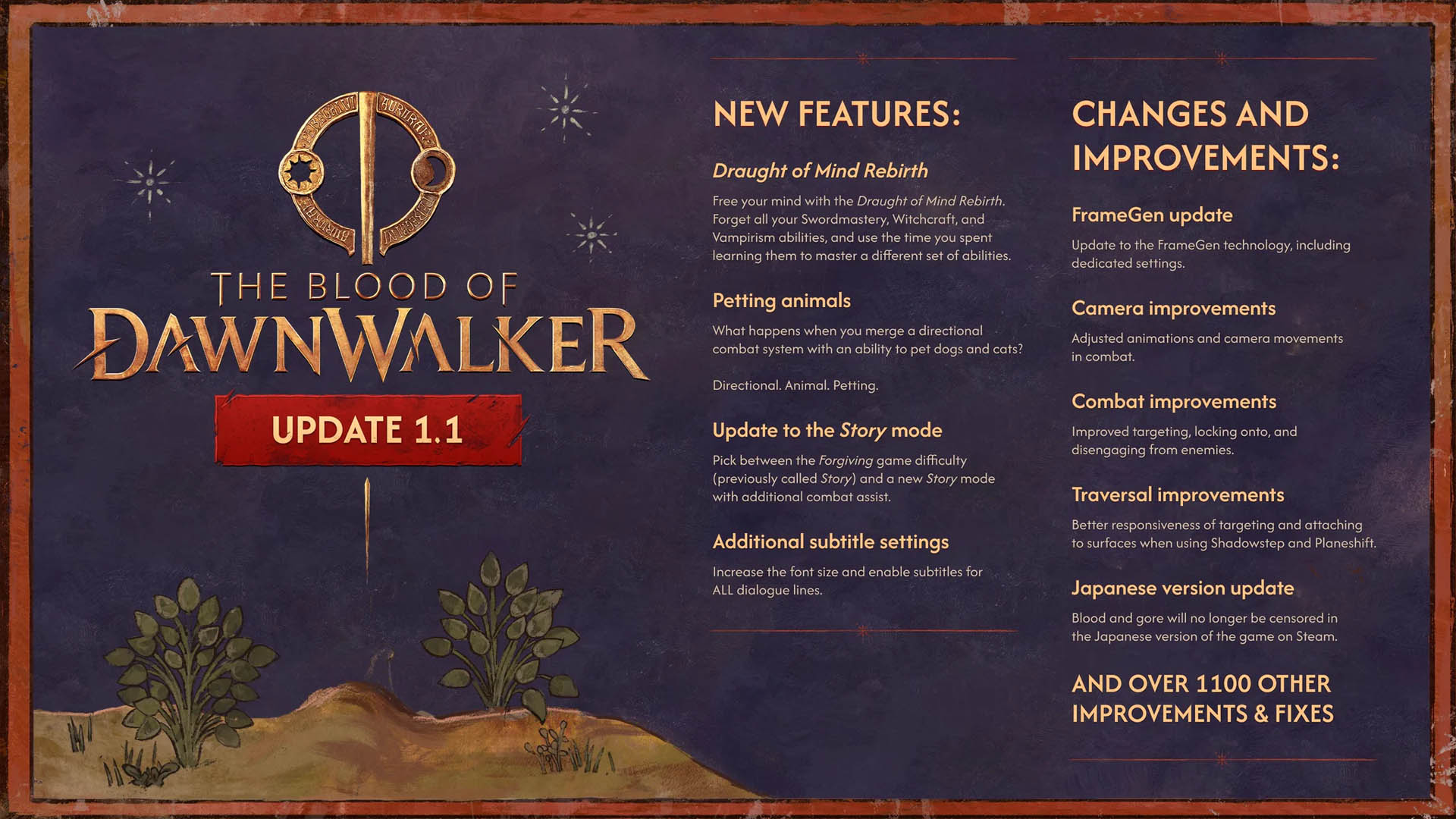 「The Blood of Dawnwalker」Steam日本語版の記事イメージ