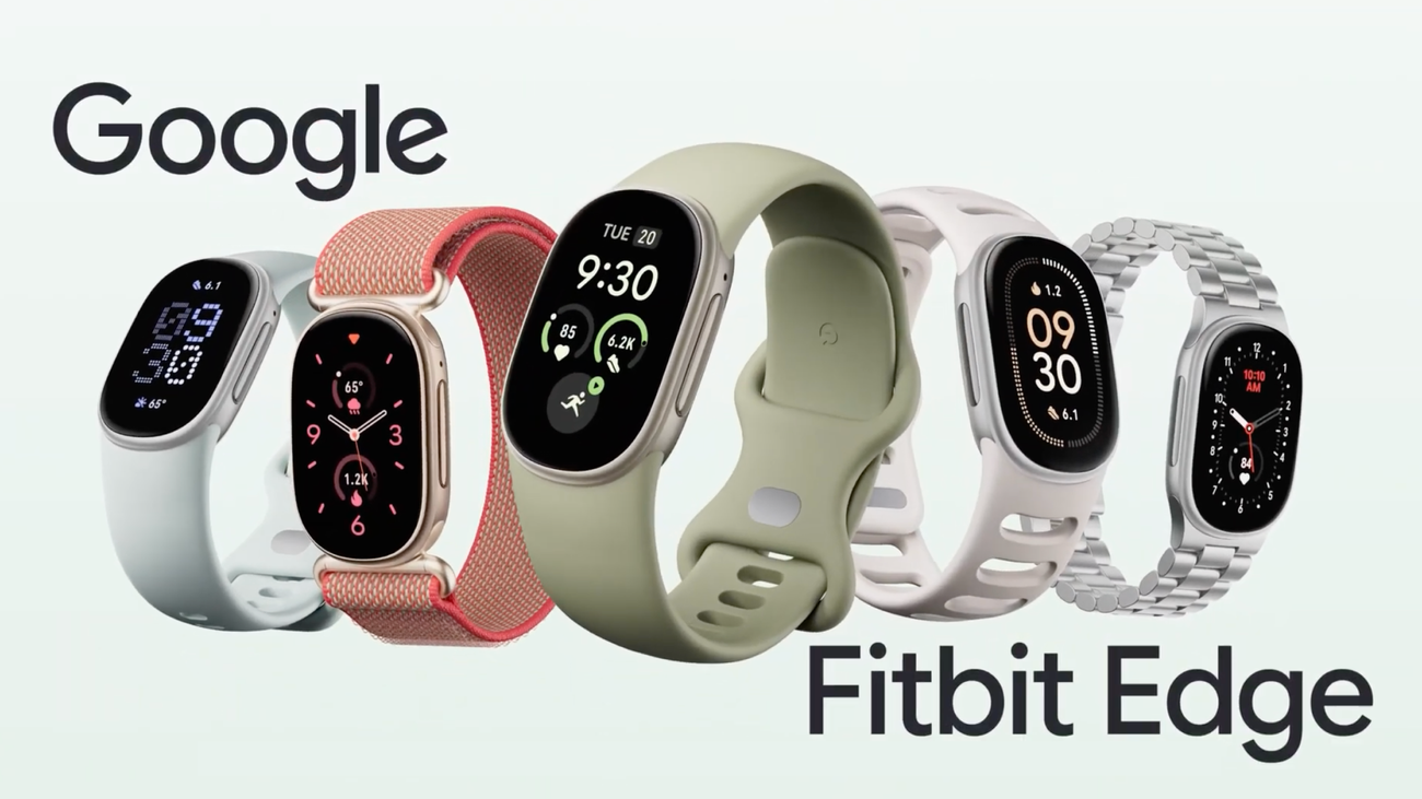 記事のイメージ:Googleは10月12日、新型フィットネストラッカー「Fitbit Edge」を発表した