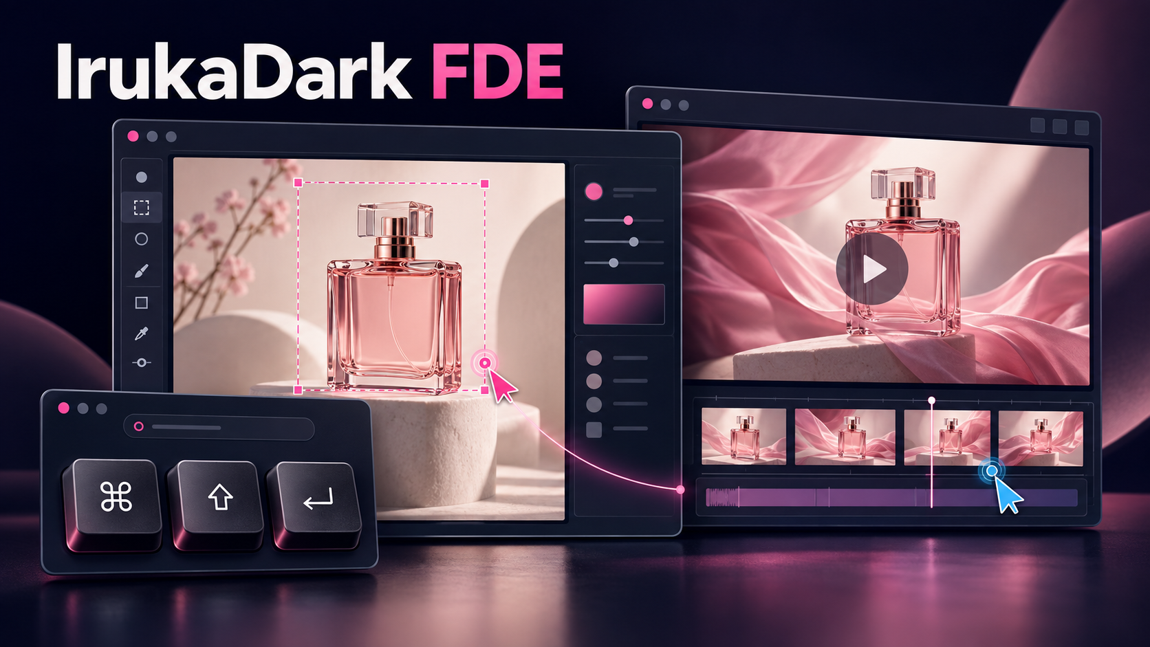 記事のイメージ：コーレは10月22日、動画・画像生成AIを活用した制作支援「IrukaDark FDE」を発表した