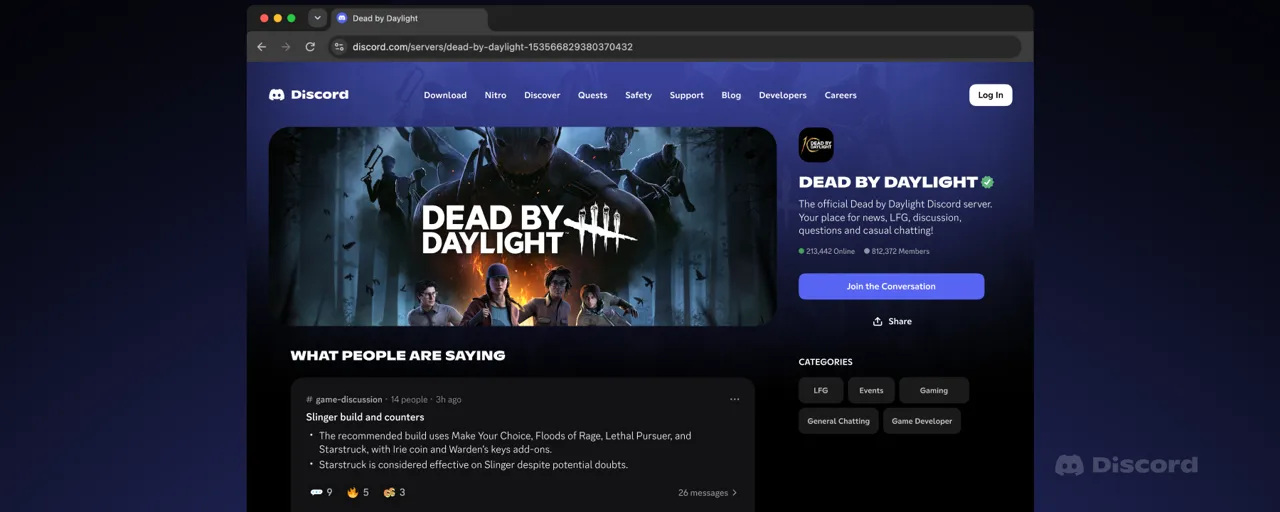 記事のイメージ:Discordは10月27日、発見対象の公開サーバーの会話をWeb検索から見つけられる新機能を発表
