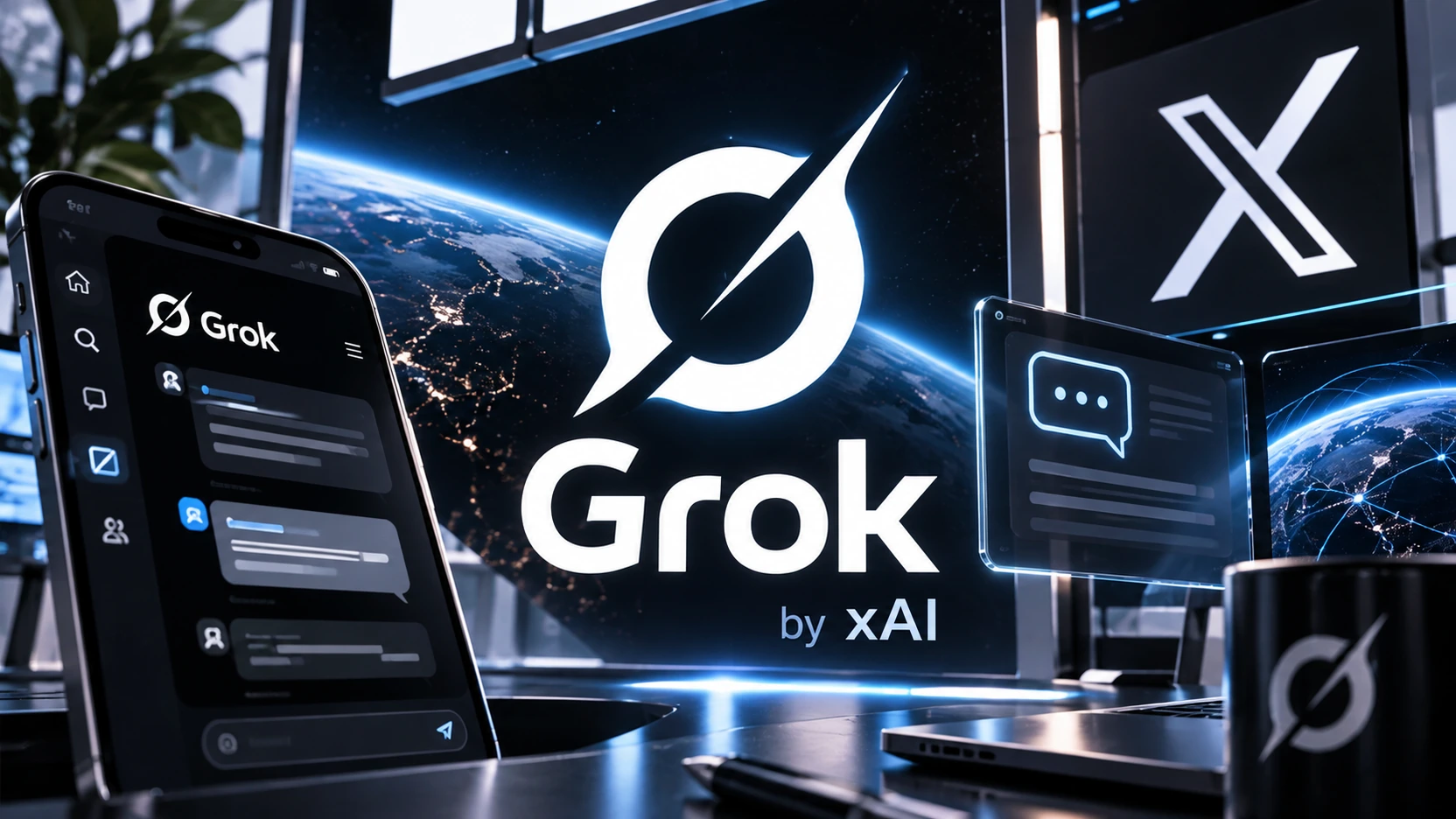 GrokがXChatグループ会話に統合の記事イメージ